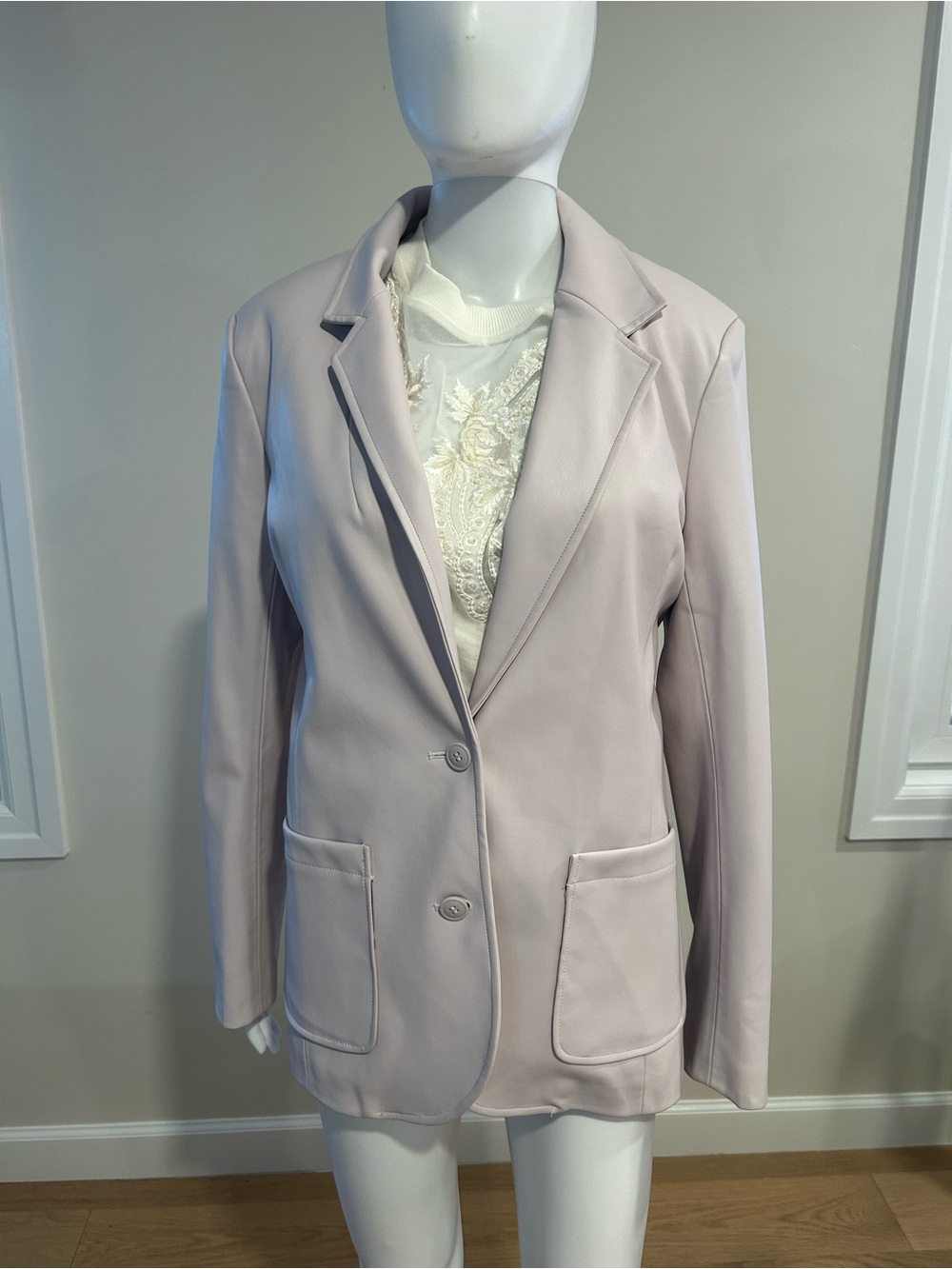 Anthropologie Faux Leather Blazer in Lavender
New With Tags - Picture 2 of 7